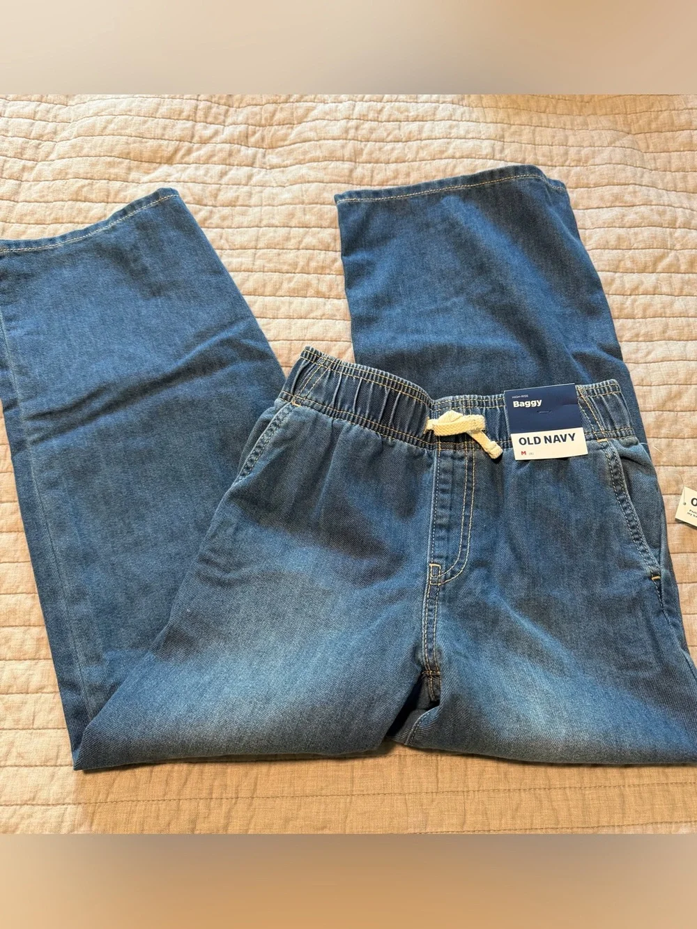 NWT Old Navy Medium Blue Baggy Fit Jeans